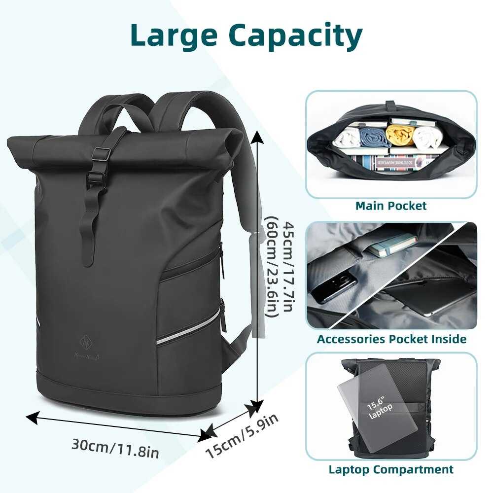 30L Fashionable Travel Backpack 14:193#Black;200007763:201336100 89 $ Travel Backpacks Air Assist - Less Stress Air Assist - Less Stress