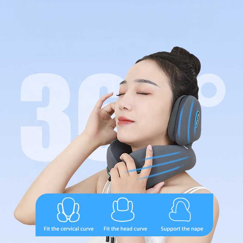 Anti-Noise Memory Foam Travel Pillow 14:1052;5:201298991#S 89 $ Travel Pillows Air Assist - Less Stress Air Assist - Less Stress