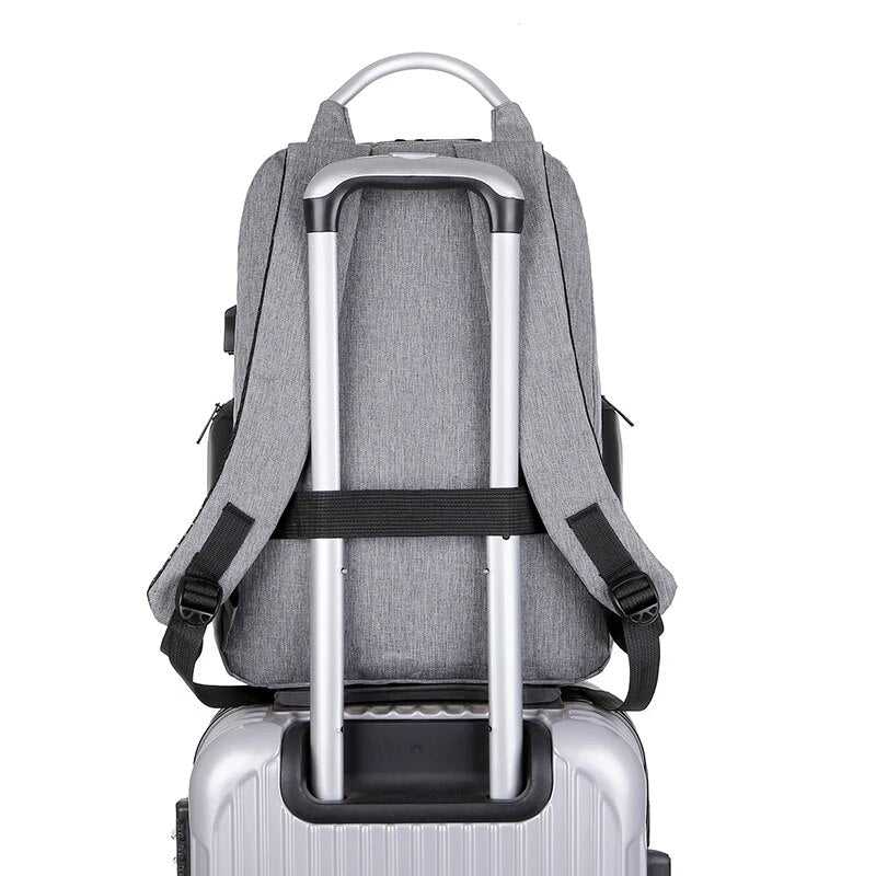 Anti-Theft 22L USB Charging Backpack 14:771#Black;5:201300886;200007763:201441035 59 $ Travel Backpacks Air Assist - Less Stress Air Assist - Less Stress