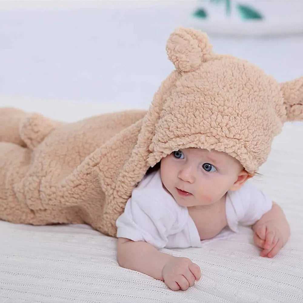 Baby Fluffy Fleece Bear Blanket 14:29#BM0001;5:56964930#0-3 Month 34 $ Kids Air Assist - Less Stress Air Assist - Less Stress