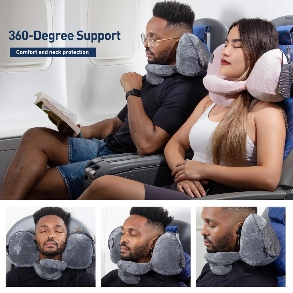 Travel Inflatable Soft Neck Pillow